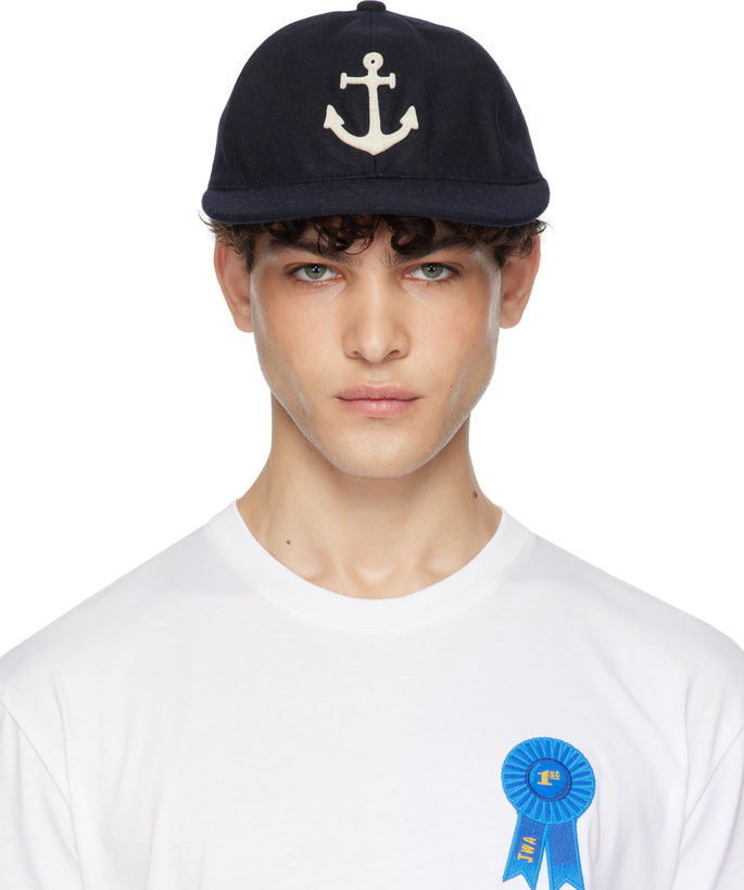 Photo: Uniform Bridge Navy Anchor Wool Ball Cap