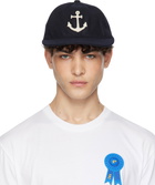 Uniform Bridge Navy Anchor Wool Ball Cap