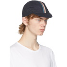 Paul Smith Navy Artist Stripe Cycling Cap