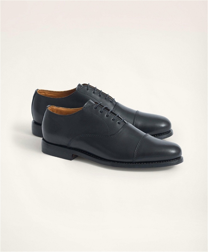 Photo: Brooks Brothers Men's Rancourt Oxford Shoes | Black