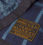 RRL - Farrell Cotton-Jacquard Blanket - Blue