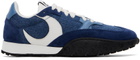 Marine Serre Blue & White MS Rise Sneakers