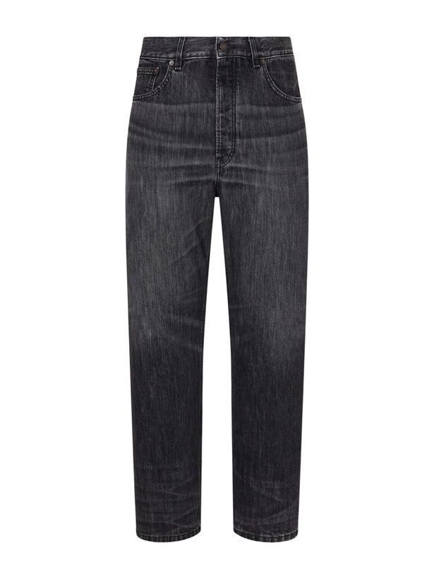 Photo: Jeanerica - Vega Straight-Leg Recycled Cotton-Blend Jeans - Black