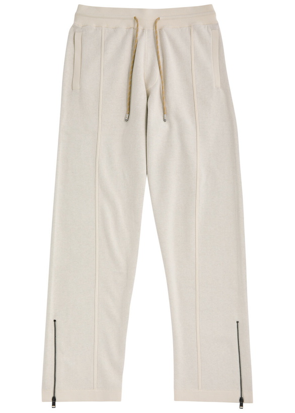 Photo: Boss Cotton-blend Sweatpants Ecru