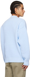 sacai Blue Vented Sweater