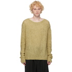 Jil Sander Yellow Wool Knit Sweater