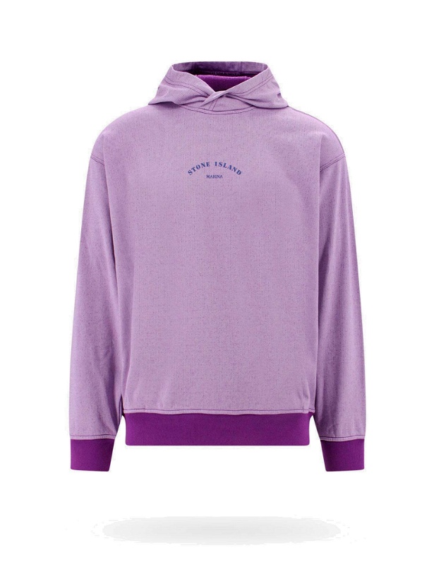 Photo: Stone Island Sweatshirt Purple   Mens