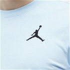 Air Jordan Men's Jump Man Emblem T-Shirt in Ice Blue/Black