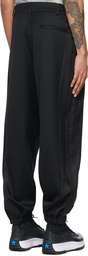 Feng Chen Wang Black Wool Paneled Trousers