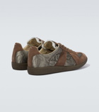 Maison Margiela - Replica suede-trimmed sneakers