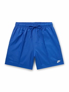 Nike - Club Flow Straight-Leg Shell Drawstring Shorts - Blue