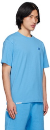 AAPE by A Bathing Ape Blue Embroidered T-Shirt