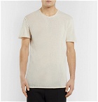 Isabel Benenato - Knitted Cotton T-Shirt - Men - White