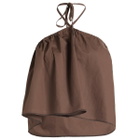 Deiji Studios Women's Napkin Top in Chocolate