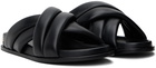 ANINE BING Black Lizzie Slides