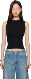FLORE FLORE Black Esmé Tank Top