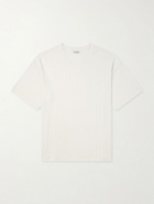 A Kind Of Guise - Thuy Pointelle-Knit Cotton and Linen-Blend T-Shirt - Neutrals