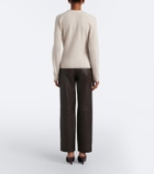 Vince Leather straight pants