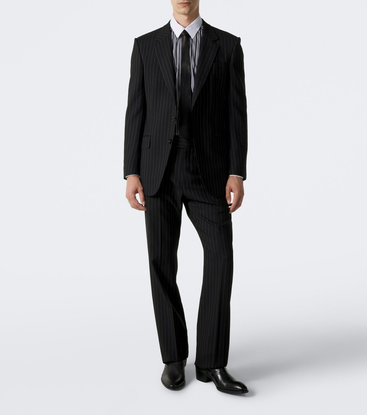 Tom Ford Pinstriped wool straight pants
