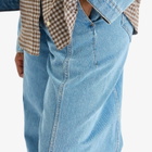 YMC Women's Displaced Seam Jeans in Blue