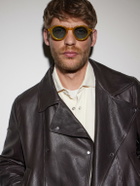 Garrett Leight California Optical - Flipper Round-Frame Acetate Sunglasses