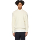 Issey Miyake Men White Low Gauge Sweater