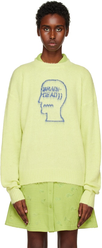 Photo: Brain Dead Green Superfuzz Sweater