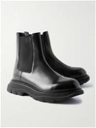 Alexander McQueen - Tread Exaggerated-Sole Leather Chelsea Boots - Black