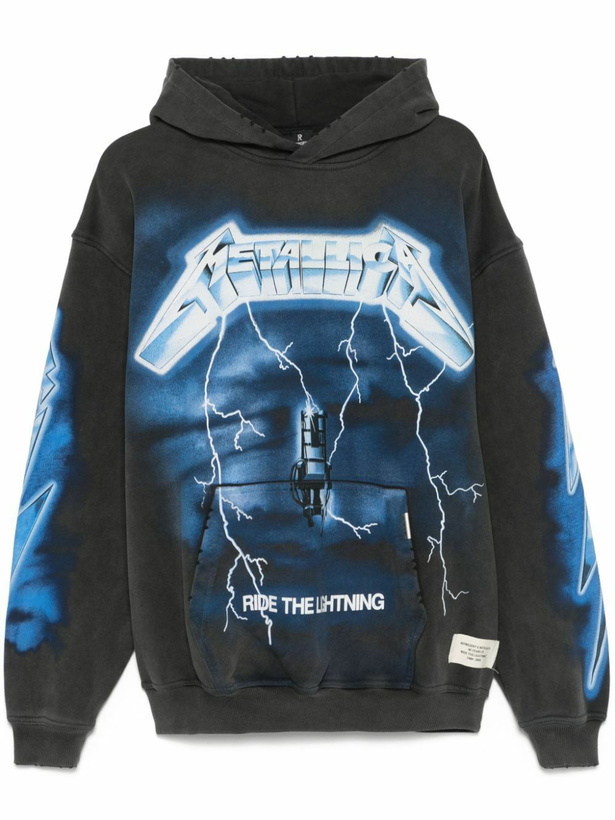 Photo: Represent Grey X Metallica Ride The Lightning Hoodie