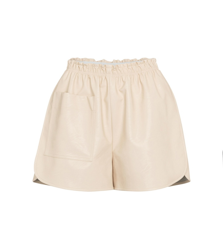 Photo: Stella McCartney - Faux leather shorts