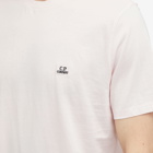 C.P. Company Men's 30/1 Jersey Logo T-Shirt in Heavenly Pink