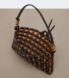 Saint Laurent Cassandre beaded shoulder bag