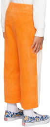 The Animals Observatory Kids Orange & Beige Emu Trousers