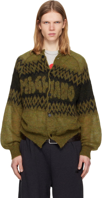 Photo: Magliano Yellow Christmas Cardigan