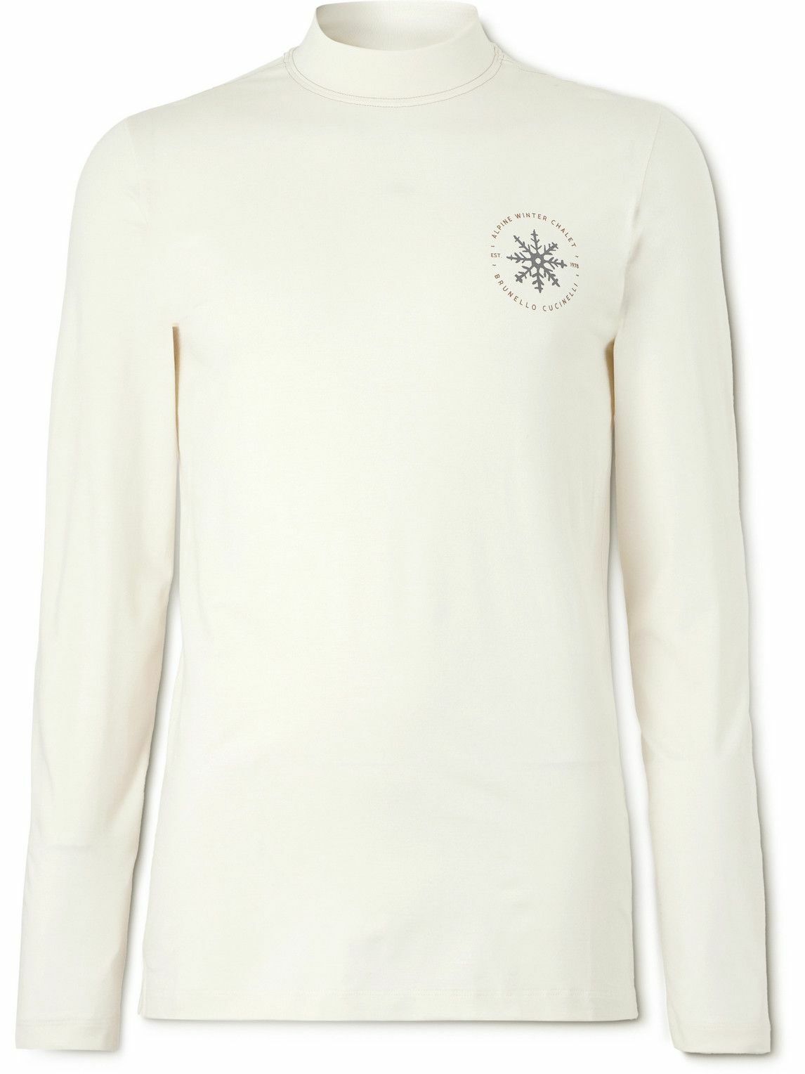 VIP【送料関税込】BRUNELLO CUCINELLI long sleeves Brunello Cucinelli Long-Sleeve Asymmetric Draped Jersey Top