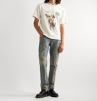 Reese Cooper® - Embroidered Printed Cotton-Jersey T-Shirt - Neutrals