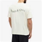 Museum of Peace and Quiet Men's Wordmark T-Shirt in Bone