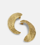 Ysso Broken Shell 24kt gold-plated earrings