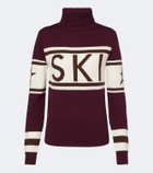 Perfect Moment Schild intarsia wool turtleneck sweater