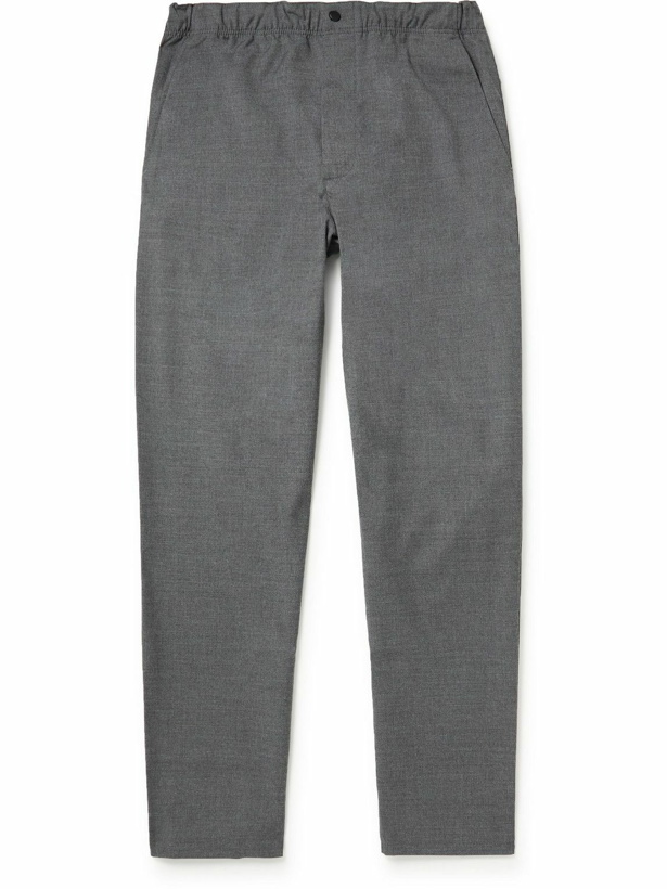 Photo: Norse Projects - Ezra Tapered Flannel Trousers - Gray