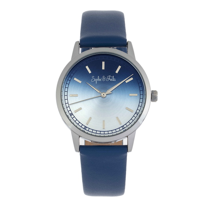 Photo: Sophie And Freda San Diego Quartz Blue Dial Ladies Watch SF5102