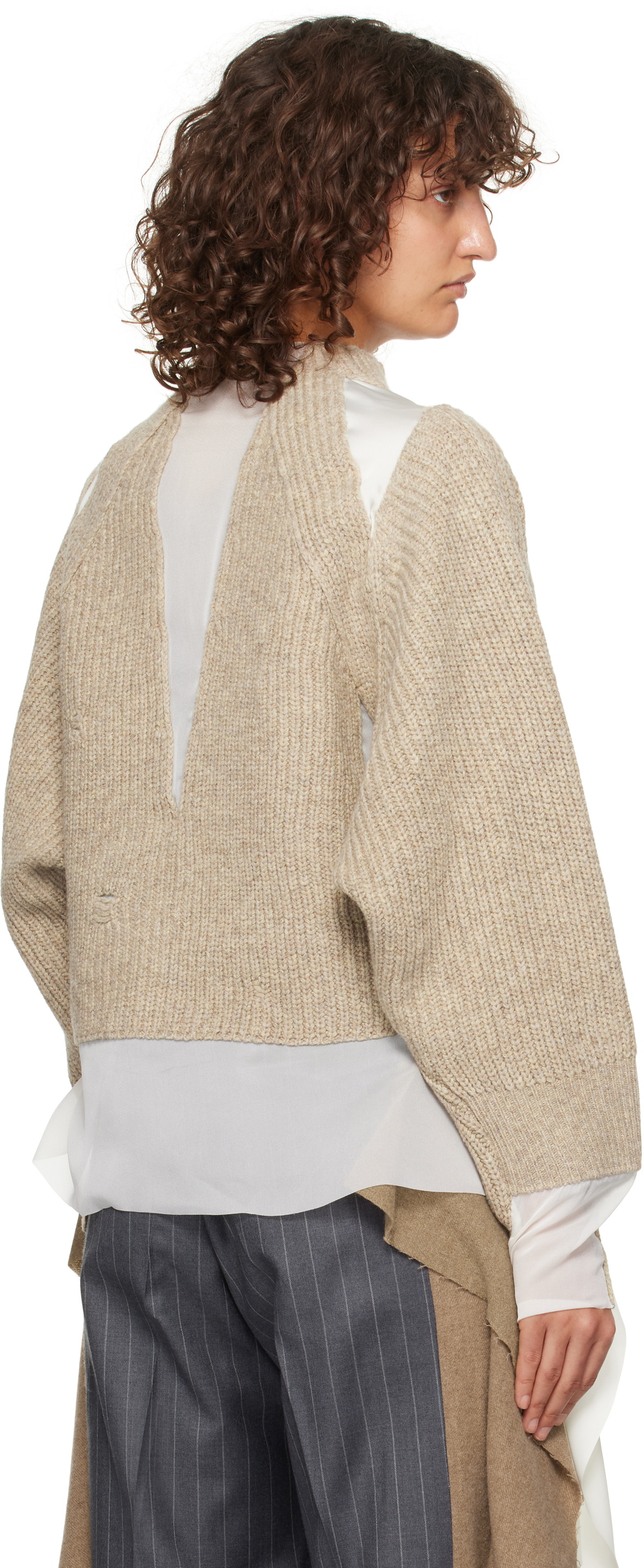 UNDERCOVER Beige UC2D1901 Sweater