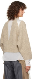 UNDERCOVER Beige UC2D1901 Sweater