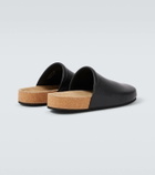 Balenciaga x Scholl leather mules