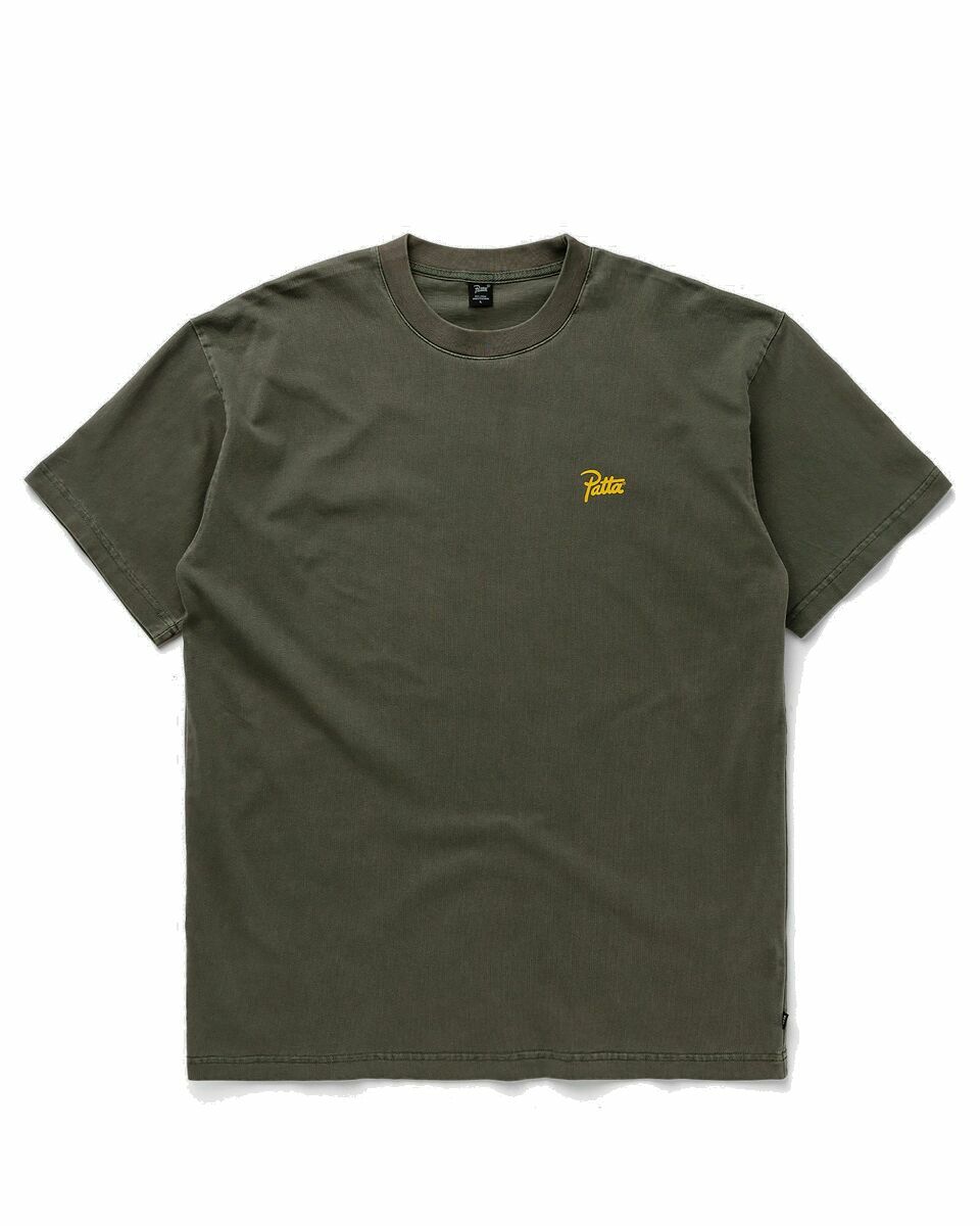 Photo: Patta Reflect And Manifest Washed Tee Green - Mens - Shortsleeves