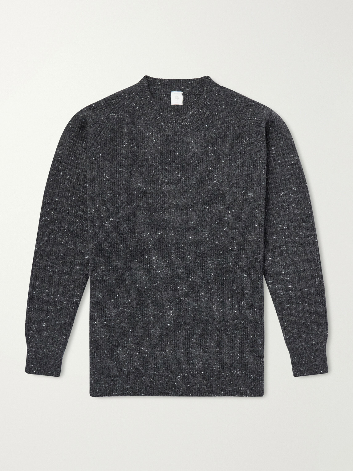 Eleventy - Ribbed Wool-Blend Sweater - Gray