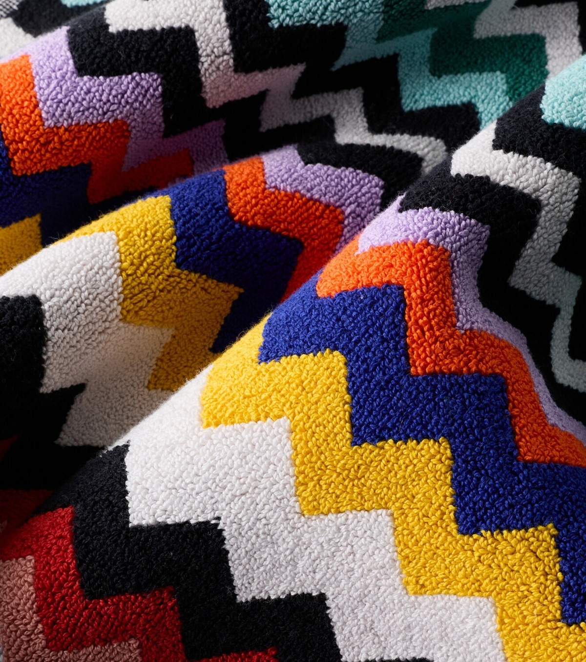 Missoni Zigzag cotton terry bath mat