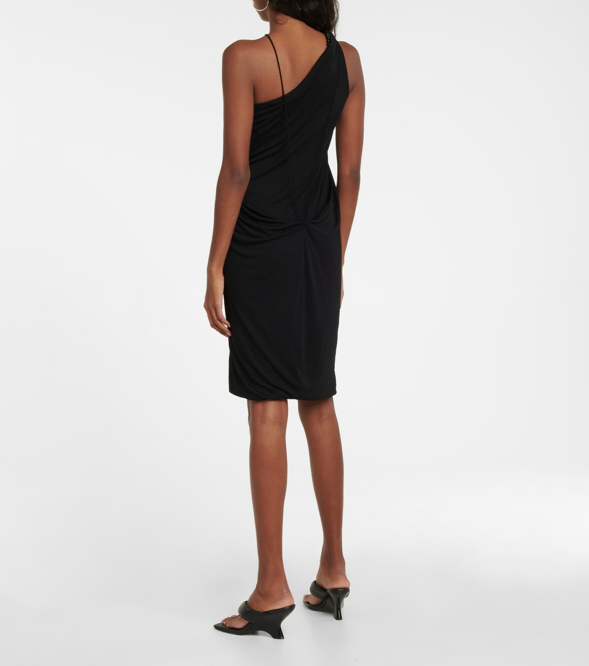 Helmut selling Lang Asymmetric Jersey Dress in Black S $395