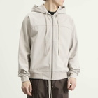 Rick Owens Men's Zip Hoodie in Pearl