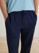 Lululemon - Licence to Train Tapered Stretch Recycled Waffle-Knit Joggers - Blue
